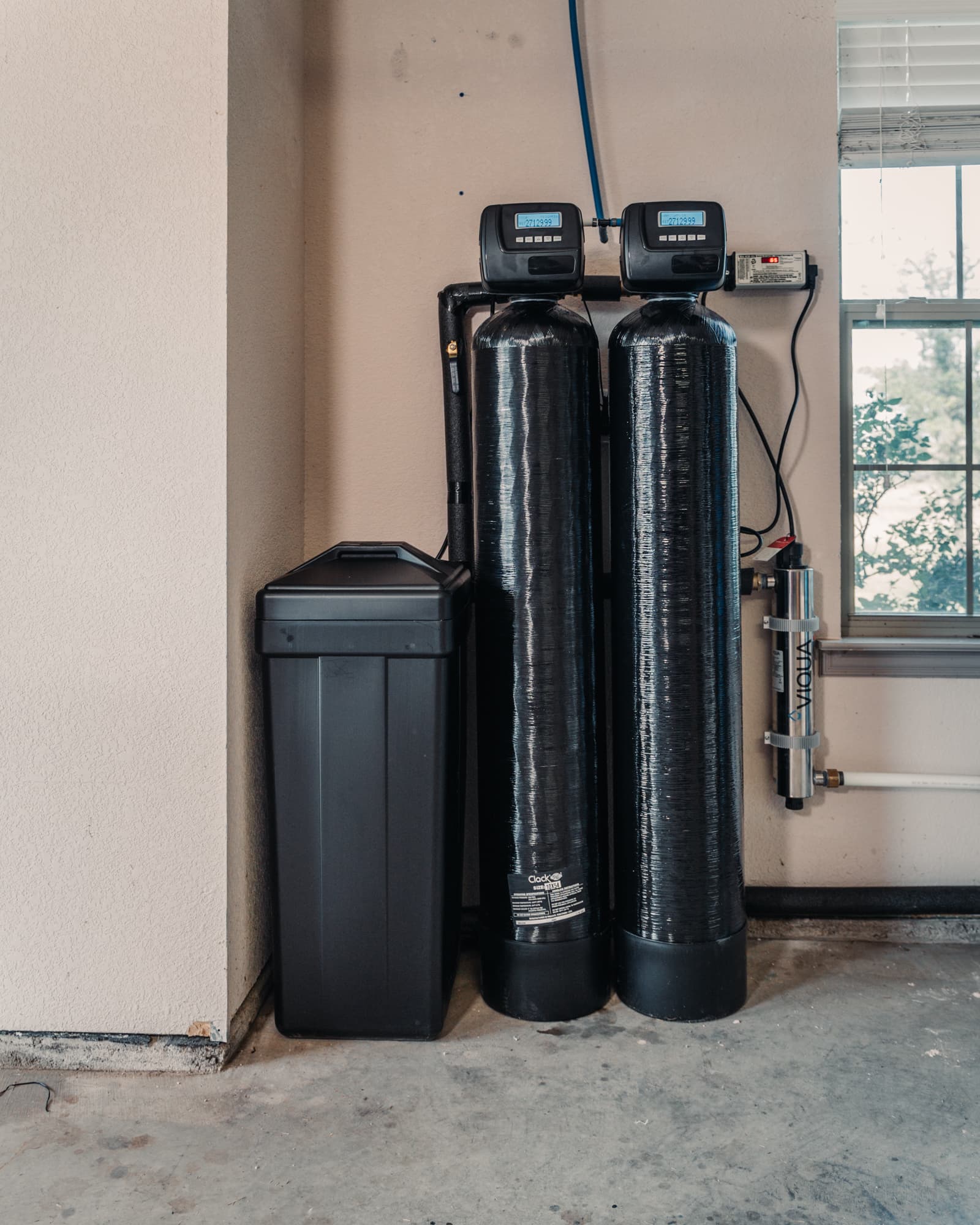 Water filtration system installed by Relentless Home Services
