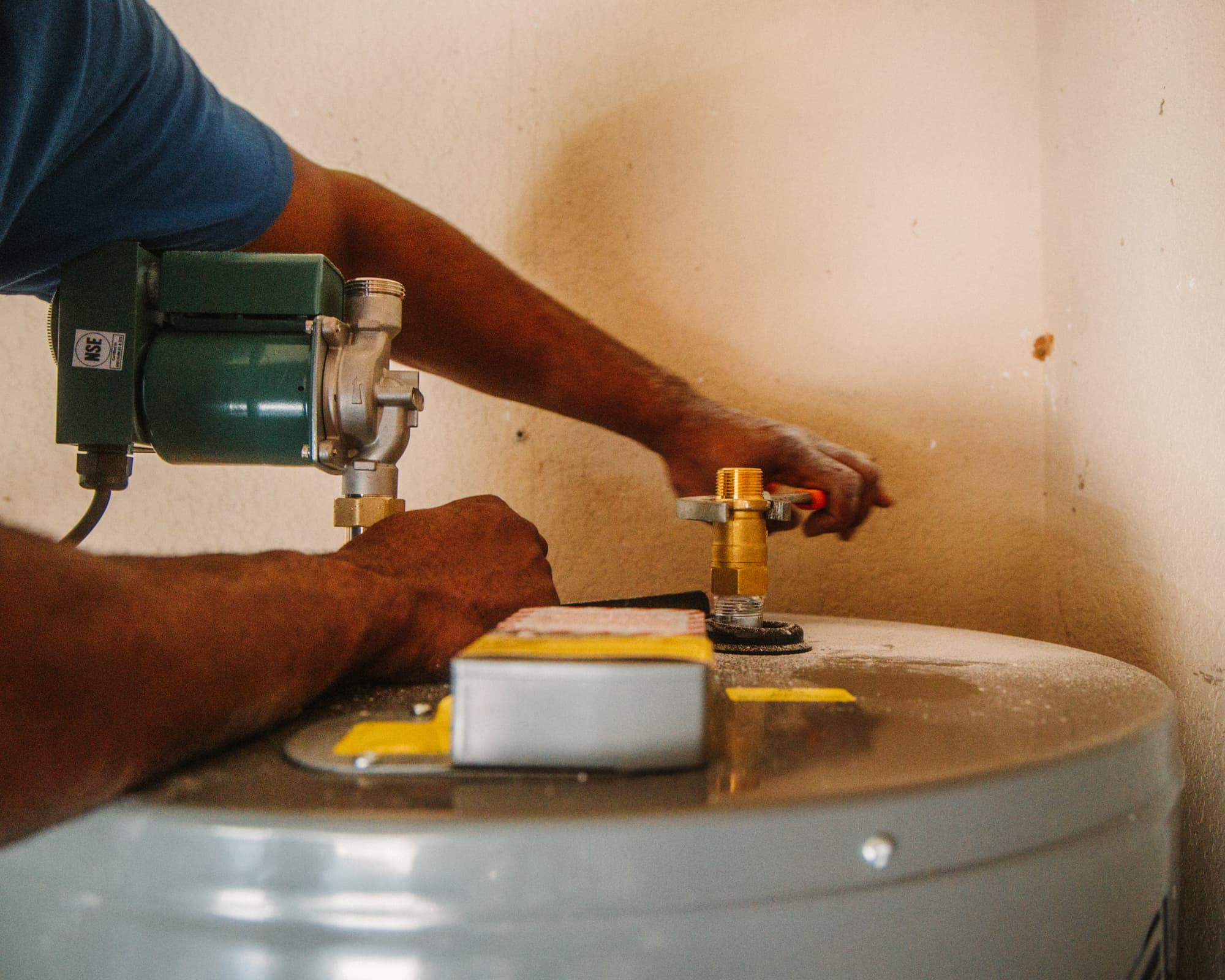 Water heater installation by Relentless Home Services